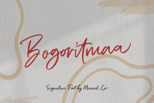 Bogoritmaa Font: Modern Script Typography for Web Design