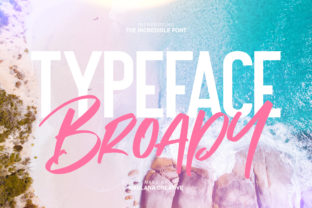 Broady Duo Font: Fresh Typography for Handmade Products