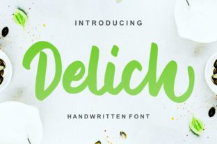 Delich Font: A Modern Script for Handmade Labels