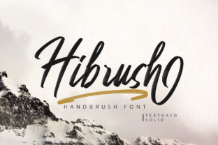 Hibrush Font: Modern Script Typography for Web Design
