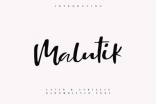 Malutik Font: Elegant Script for Editorial Layouts
