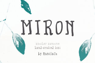 Miron Font Review: Handwritten Style for Campaigns