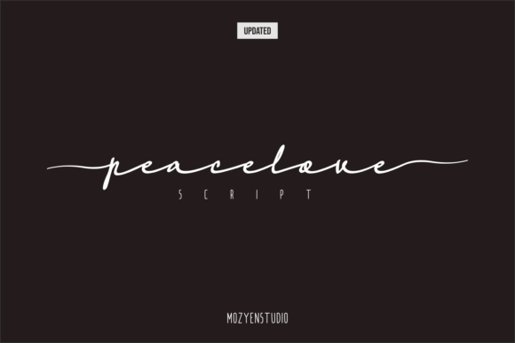 Peacelove Font Review: Script Typography for Campaigns