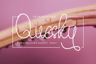 Quesky Font: Handwritten Charm for Makers