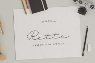 Retta Font Review: Feminine Script for Digital Campaigns