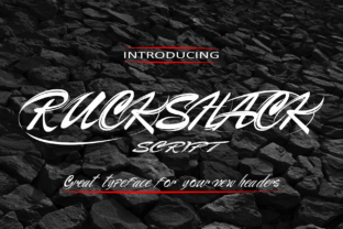 Ruckshack Font: Authentic Script for Small Business Branding