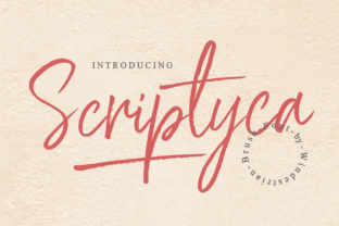 Scriptyca Font: A Bouncy Handwritten Typeface for Web Design