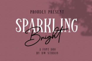 Sparkling Bright Duo Font for Handmade Products