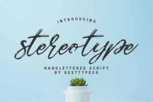Stereotype Font: Playful Calligraphy for Digital Campaigns