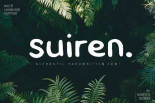 Suiren Font: Organic Typography for Editorial Design