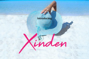 Xinden Font: Elevating Campaign Visuals with Modern Script